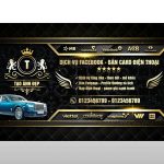 Tạo ảnh bìa dịch vụ, bán hàng online phong cách Luxury