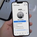 Ghép ảnh tường facebook vào Iphone 13 pro max sống ảo