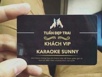 Chế ảnh thẻ khách VIP Member tuỳ chỉnh