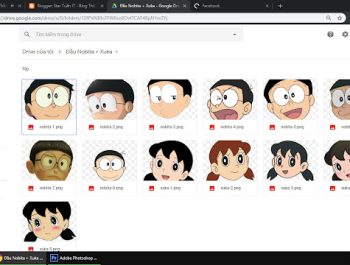 Chia sẻ ảnh đầu Nobita và Zuka tách nền PNG