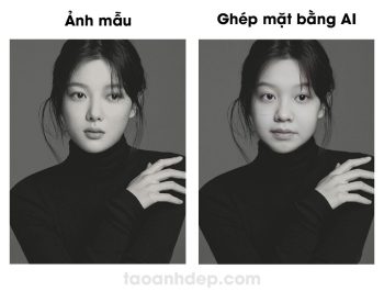 Ghép mặt mày của khách hàng nhập Idol Nước Hàn nhằm thực hiện hình họa Profile