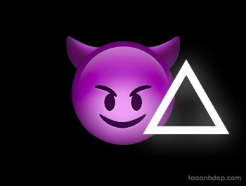 Tạo emoji với biểu tượng hình tam giác