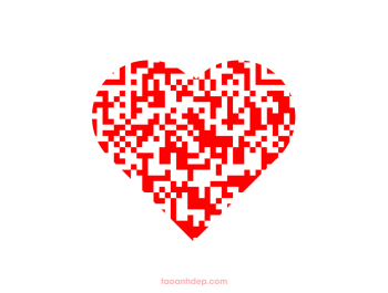 Tạo mã QR Code hình trái tim