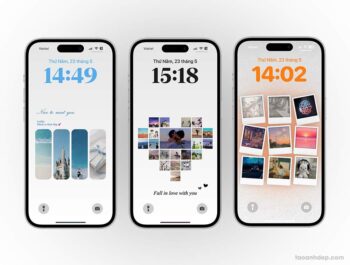 Tạo hình nền ảnh ghép cho iPhone (Collage)