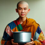 Tạo ảnh AI theo phong cách sư Minh Tuệ