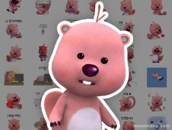 Bộ Sticker Loopy siêu đáng yêu