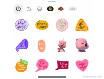 Chia sẻ bộ ảnh làm Sticker cho IOS 17