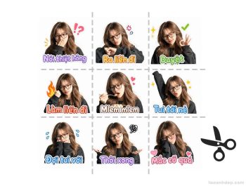 Cắt ảnh Sticker thành nhiều Sticker nhỏ