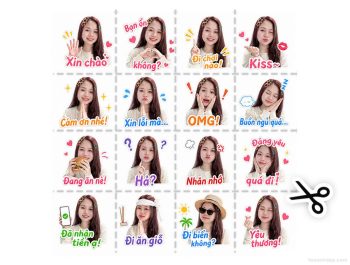 Cắt ảnh Sticker thành nhiều Sticker nhỏ