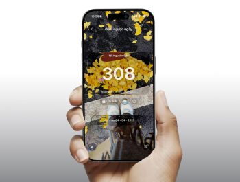 Tạo Link đếm ngược ngày giao diện Liquid Glass