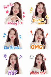 Prompt tạo bộ Sticker dễ thương
