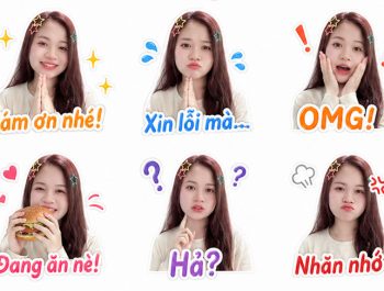Prompt tạo bộ Sticker biểu cảm dễ thương