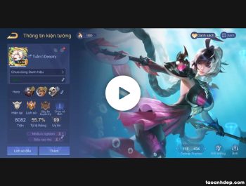 Tạo video thông tin kiện tướng động