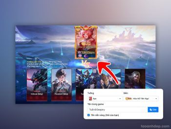 Tạo ảnh vào trận 5v5 game Liên Quân (Mới)